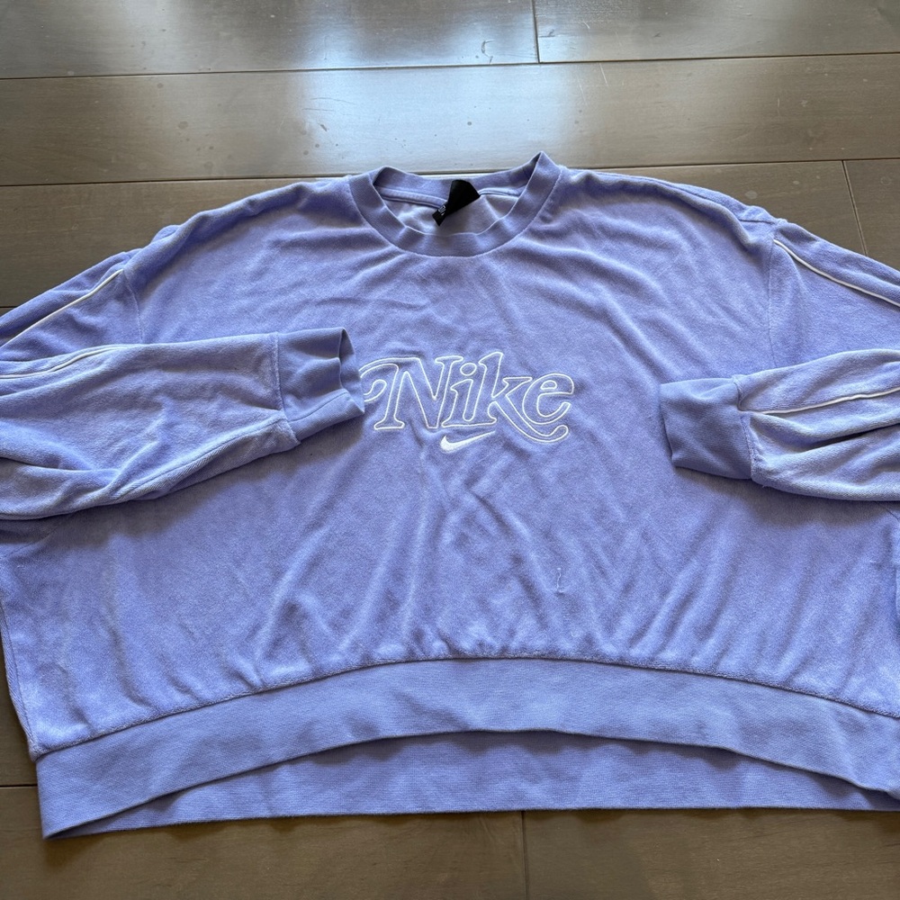 Nike Terry Light Lavender Crewneck